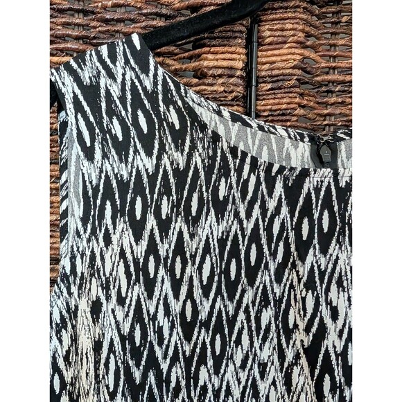 NWT Halogen Ikat Print Tank Dress Womens 3X Flowy Lightweight Office Work Party - Picture 2 of 7